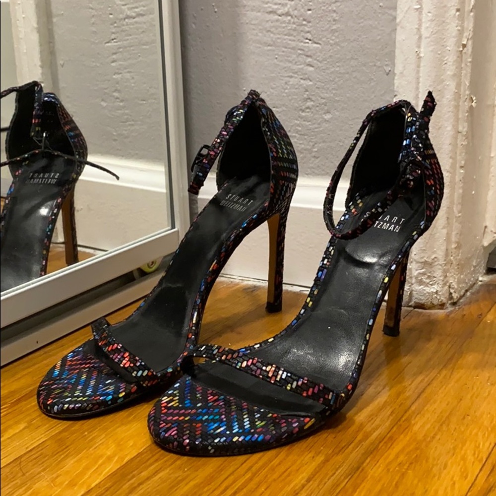 Stuart Weitzman Slinky Rainbow Pumps